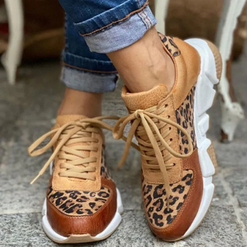 Velore | Comfortable Leopard Sneakers.