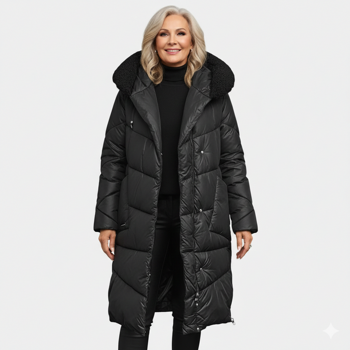 Naomi™ - Long Quilted Winter Coat