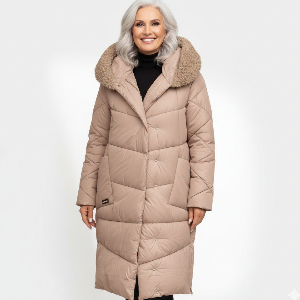 Naomi™ - Long Quilted Winter Coat