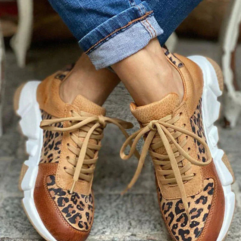 Velore | Comfortable Leopard Sneakers.