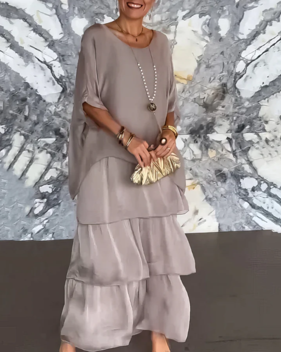 Caroline | Elegant Flowing Maxi Dress