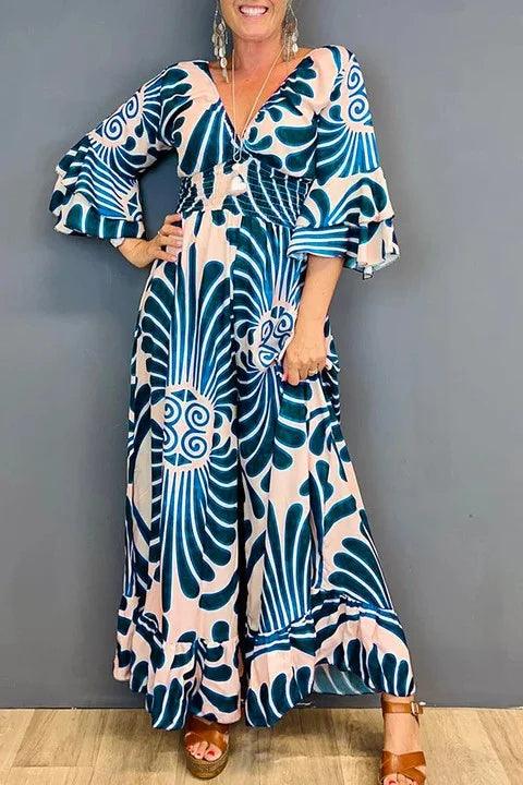Delara - Classy Printed Jumpsuit