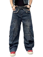 Men's Wide-Leg Cargo Pants