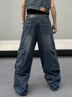 Men's Wide-Leg Cargo Pants