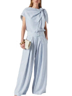 Women's Striped Two-Piece Set